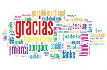 Dar las gracias